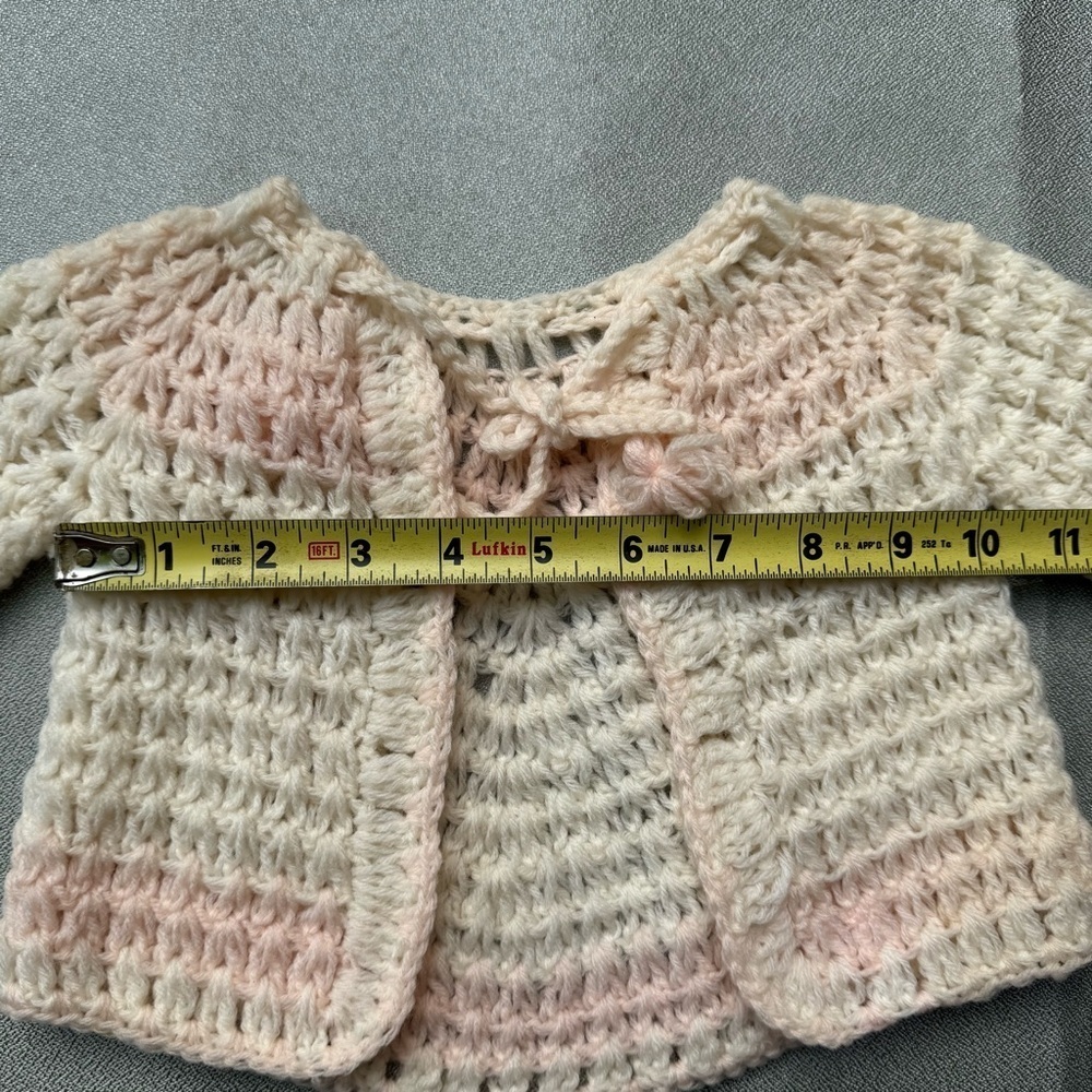 2 Vintage 1934 NRA Baby Girl 6 -9 Months New With Original Tag Cardigan Sweaters - Picture 9 of 9